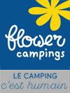 logo flower camping