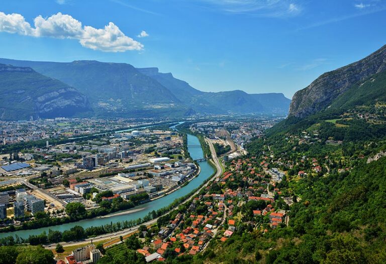 grenoble vue ciel